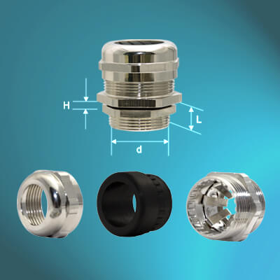 IP68 Metal Cable Gland