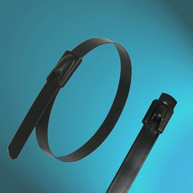 Epoxy Fully-Coated Ball-lock Stainless Steel Cable Ties