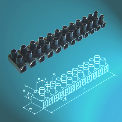 Polycarbonate Non-Insulated High Quality Terminal Blocks