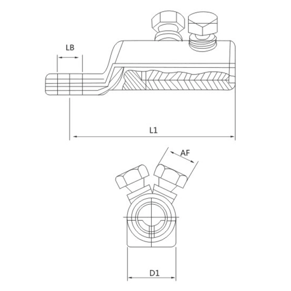 Mechanical Aluminum Cable Lug