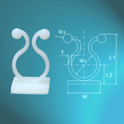 Nylon Twist Locks-Self-Adhesive Type