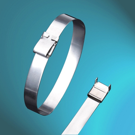 Uncoated Stainless Steel Cable Ties Wing Lock