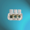 One-Side Entry Polycarbonate Terminal Blocks - OEM 3 Pole