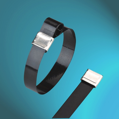 O Type PVC Semi-Coated Stainless Steel Cable Ties