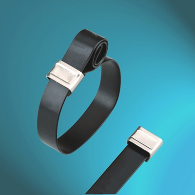 O Type Semi-Coated Stainless Steel Cable Ties