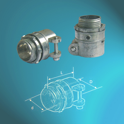 External Thread Zinc Die Cast Connectors US Type